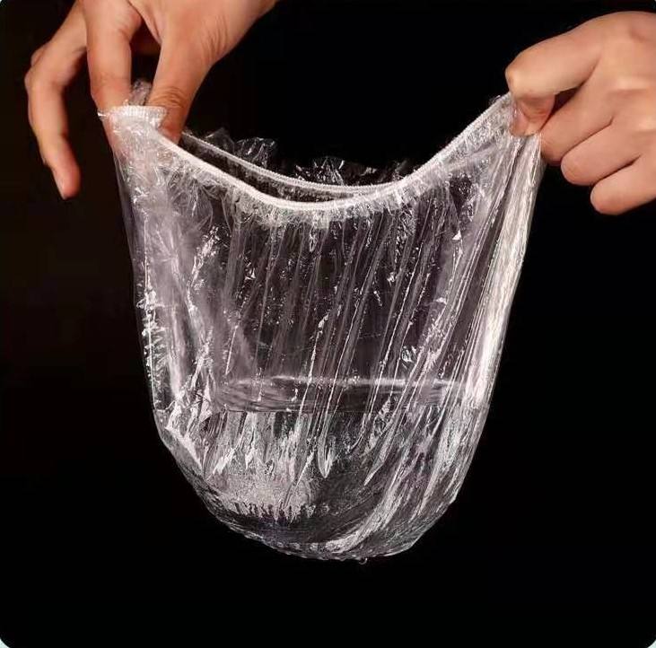 Disposable Elastic Food Storage Covers (100-Pack) | Universal Stretchable Bowl & Plate Wrap | Eco-Friendly Kitchen Fresh-Keeping Plastic Caps