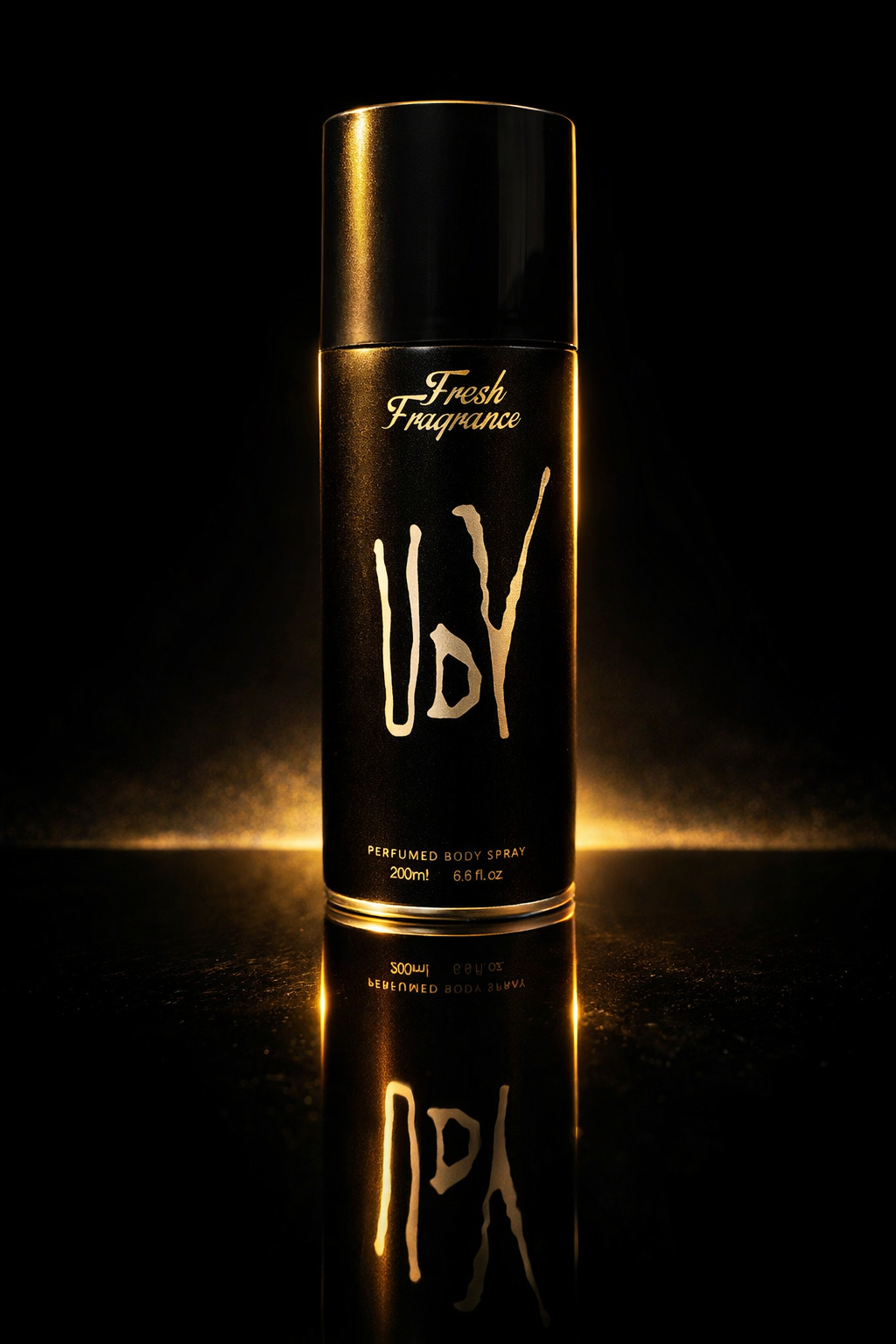 UDV Fresh Fragrance Perfumed Body Spray for Men | 200ml Premium Long-Lasting Deodorant Spray | Confident Everyday Elegance & Intense Freshness