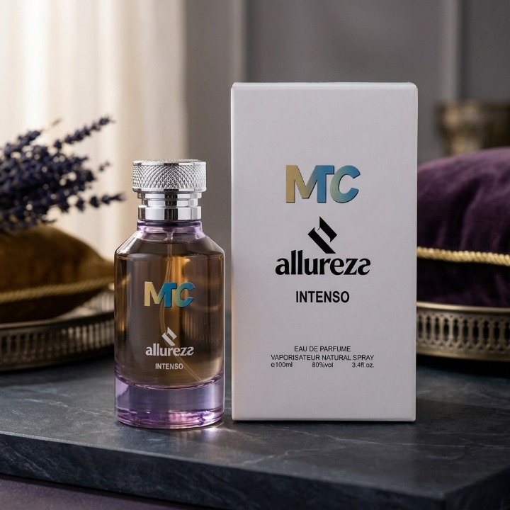 MTC Allureza Intenso Eau De Parfum (EDP) for Men | 100ml Premium Long-Lasting Fragrance | Bold Elegance Luxury Perfume with Intense Sillage