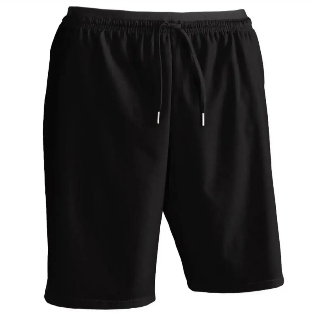 Men's Premium Cotton Casual Shorts | Solid Jet Black Drawstring Lounge Shorts | Comfortable Everyday Wear, Summer Beach & Gym Sports Shorts - Size Extra Large (XL)
