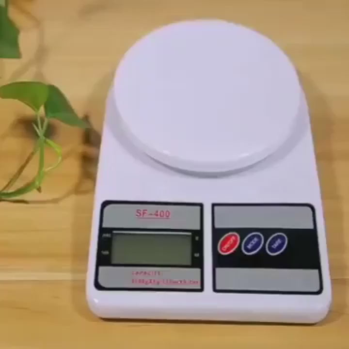 SF-400 Electronic Digital Kitchen Scale | High-Precision Food Weight Scale for Baking, Cooking & Diet Portion Control (10kg/1g - 5kg/1g)